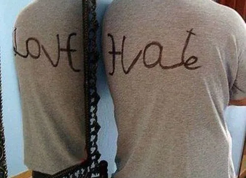 When Love and Hate Collides
