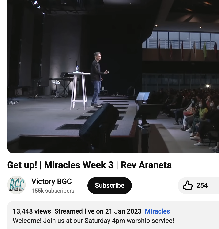 Jan 21, 2023 Sat Service Victory BGC